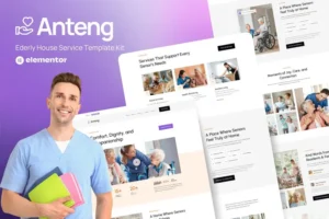 Mua Anteng - Elderly House Service Elementor Kit Template giá rẻ