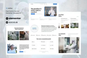 Mua AntiPest - Pest Control Service Elementor Template Kit giá rẻ