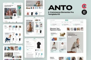 Mua Anto - E-Commerce Elementor Pro Template Kit giá rẻ