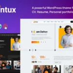 Antux – Personal Portfolio WordPress Theme