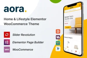 Mua Aora - Home & Lifestyle Elementor WooCommerce Them giá rẻ