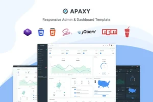 Mua Apaxy - Admin & Dashboard Template giá rẻ