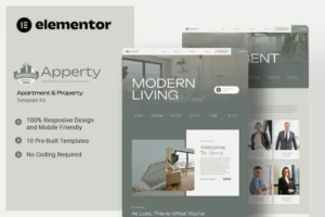 Mua Apperty - Appartment & Property Elementor Template Kit giá rẻ