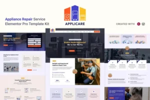 Mua Applicare - Home Appliance Repair Services Elementor Pro Template Kit giá rẻ