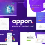 Appon – App & SaaS Software WordPress Theme