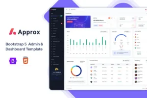 Mua Approx - HTML Admin & Dashboard Template giá rẻ