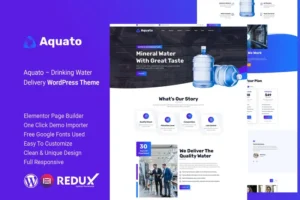 Mua Aquato – Drinking Water Delivery WordPress Theme giá rẻ