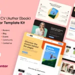 ArcherBooks – Author & eBook Resume Elementor Pro Template Kit