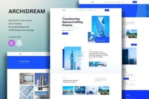 Mua Archidream - Architecture Elementor Template Kit giá rẻ