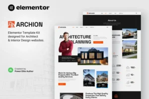 Mua Archion – Architect & Contractor Elementor Template Kit giá rẻ