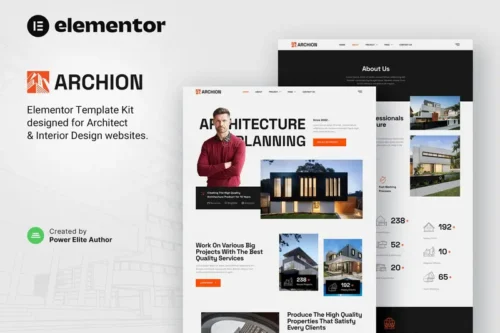Mua Archion – Architect & Contractor Elementor Template Kit giá rẻ