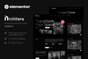 Mua Architera - Architecture & Interior Design Elementor Template Kit giá rẻ
