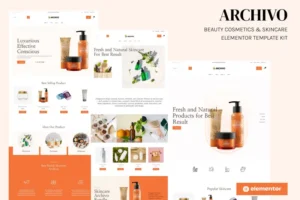 Mua Archivo - Beauty Cosmetics & Skincare Elementor Template Kit giá rẻ