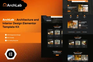 Mua ArchLab - Architecture & Interior Design Elementor Pro Template Kit giá rẻ