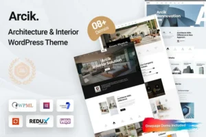 Mua Arcik - Architecture WordPress Theme giá rẻ