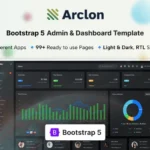 Arclon – Admin & Dashboard Template