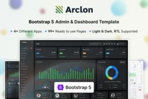 Mua Arclon - Admin & Dashboard Template giá rẻ