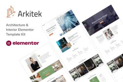 Mua Arkitek - Architecture & Interior Elementor Template Kit giá rẻ