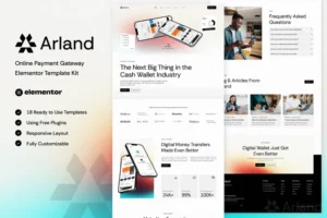 Mua Arland - Online Payment Gateway Elementor Template Kit giá rẻ