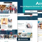 Armanee – Blog & Magazine Elementor Pro Template Kit