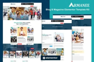 Mua Armanee - Blog & Magazine Elementor Pro Template Kit giá rẻ