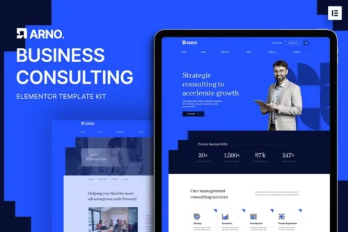 Mua Arno – Business Consulting Elementor Template Kit giá rẻ