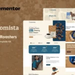 Aromista – Coffee Roasters Elementor Template Kit