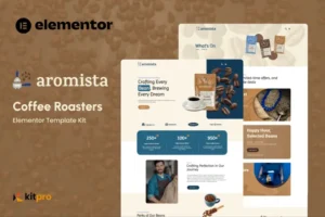 Mua Aromista - Coffee Roasters Elementor Template Kit giá rẻ
