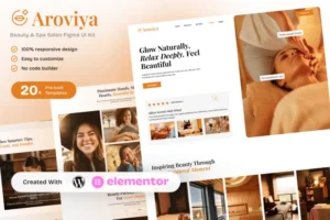 Mua Aroviya – Beauty & Spa Salon Elementor Template Kit giá rẻ