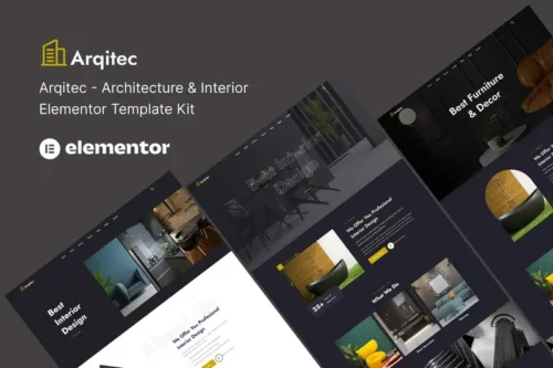 Mua Arqitec - Architecture & Interior Elementor Template Kit giá rẻ