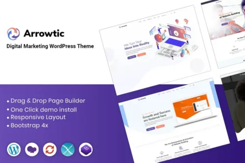 Mua Arrowtic - Digital Marketing Agency WordPress Them giá rẻ