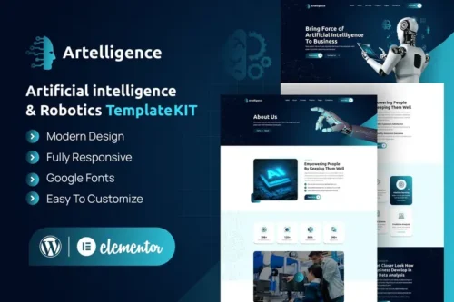 Mua Artelligence - AI & Robotics Elementor Template Kit giá rẻ