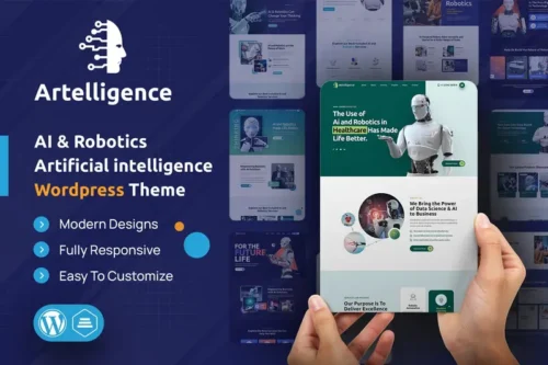 Mua Artelligence | AI & Robotics WordPress Theme giá rẻ