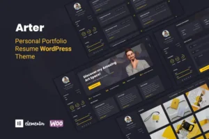Mua Arter - Personal Portfolio Resume WordPress Theme giá rẻ