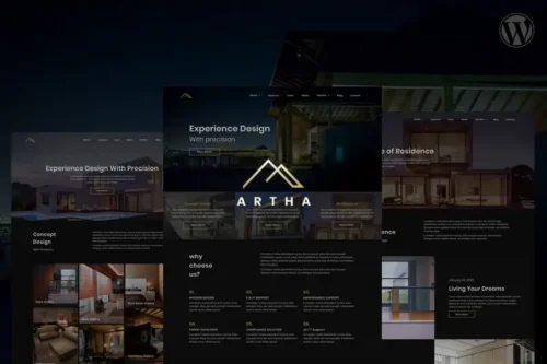Mua Artha Interactive Interior WordPress Theme giá rẻ