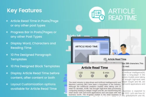 Mua Article Read Time & Progress Bar giá rẻ