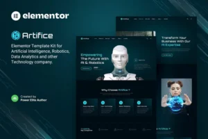 Mua Artifice – AI & Robotics Elementor Template Kit giá rẻ