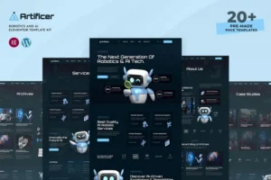 Mua Artificer - Robotics & AI Elementor Pro Template Kit giá rẻ