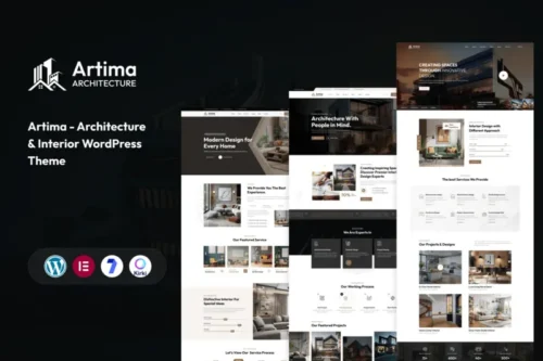 Mua Artima – Modern Architecture & Interior WordPress giá rẻ