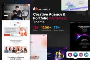 Mua Artisticx - Creative Agency & Portfolio WordPress giá rẻ