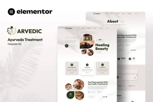 Mua Arvedic - Beauty Treatment Elementor Template Kit giá rẻ