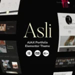 Asli – AJAX Portfolio Elementor WordPress Theme