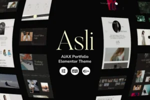 Mua Asli – AJAX Portfolio Elementor WordPress Theme giá rẻ