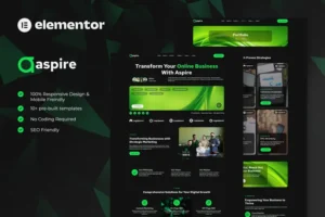 Mua Aspire - SEO & Digital Marketing Elementor Template Kit giá rẻ