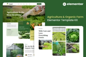Mua Atani - Agriculture & Organic Farm Elementor Pro Template Kit giá rẻ