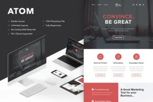 Mua Atom - Responsive Email + Themebuilder Access giá rẻ