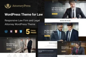 Mua Attorney Press - Lawyer WordPress Theme giá rẻ