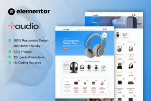 Mua AudioPlus - Audio Store WooCommerce Elementor Template Kit giá rẻ