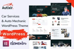 Mua Autixir - Car Service & Auto Mechanic WordPress giá rẻ