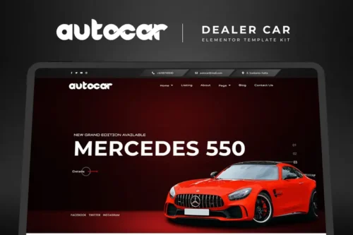 Mua Autocar - Car Dealer Elementor Pro Template Kit giá rẻ